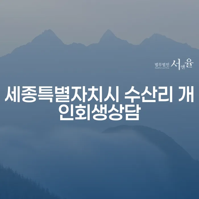 세종특별자치시 수산리에서 개인회생상담을 시작해야 하는 이유는?